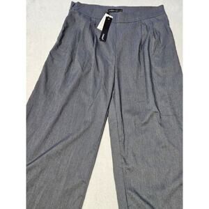 Celmia Collection, Woman's Gray Pants, Size 3XL Wide Leg NWT